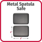 GoodCook Set of 2 Nonstick Steel 9" x 6.2" Toaster Oven Mini Baking Sheets with Racks, Gray