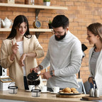 Maxdot 4 Packs Reusable Coffee Filters for Mr. Coffee 4-5 Cup Replacement Nylon Mesh with Handle 2.8 x 3.1 x 2 Reusable Filter Basket Fits Most Coffeemakers and Brewers Universal