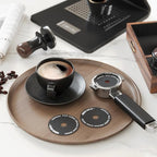 MHW-3BOMBER 58mm Espresso Puck Screen - 0.2mm Ultra Thin Espresso Puck - Metal Reusable Coffee Filter for Portafilter Basket 58mm - Puck Screen with Titanium Coating FG7046B-OS