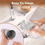 Cold Brew Coffee Maker，64 oz Wide Mouth Mason Jar Pitcher with Stainless Steel Filter, Pour Spout Handle Lid, Heavy Duty Glass Airtight & Leak-Proof for Iced Coffee & Tea Lemonade-Pink