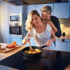 8, 10 and 12 Inch Nonstick Frying Pan Set of 3 - Cast Aluminum Pan with Detachable Handle - Non Stick Skillet Healthy Cooking Pans Induction Compatible Cookware, PFOA Free