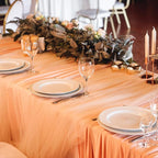 Vesici 36 Pieces Melamine Appetizer Plates 5.91 Inch Melamine Dessert Plates Small White Round Lightweight Saucers Serving Dish Catering for Appetizer Snacks Dinner Wedding Party