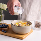 AmorArc Cereal Bowls Set of 6 for Kitchen, 26oz Stoneware Soup Bowls Set for Cereal Soup, Modern Kitchen Bowls for Meal, Dishwasher &Microwave Safe, Reactive-Color