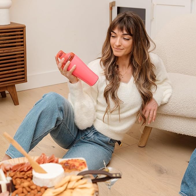 BrüMate Cocktail Shaker 22oz Insulated Stainless Steel Shaker - 100% Leakproof - No Condensation (Sage)