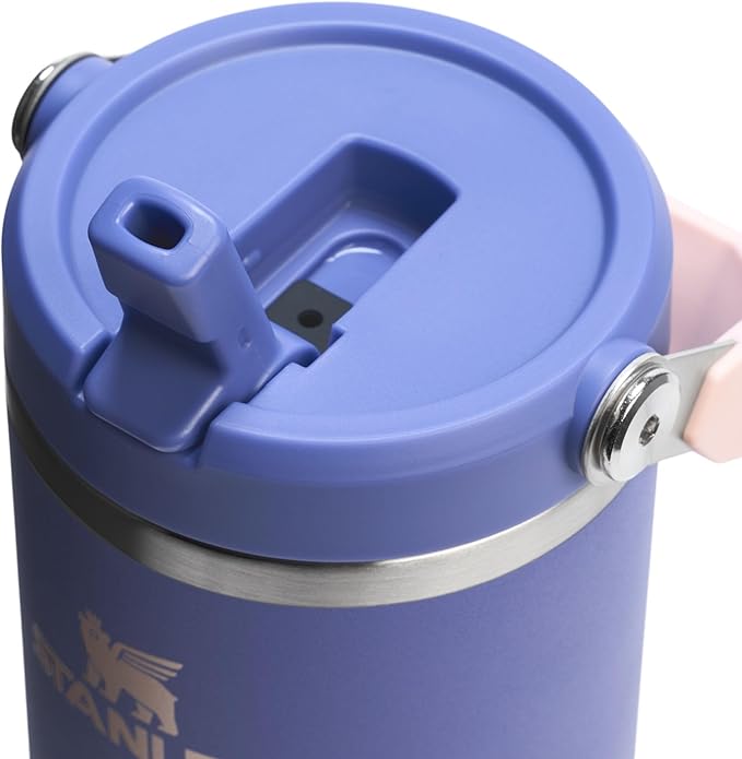 Stanley IceFlow 2.0 Flip Straw Tumbler with Handle 30 oz | Twist On Lid and Flip Up Straw | Leak Resistant Water Bottle | Insulated Stainless Steel | BPA-Free | Exclusive Lupine