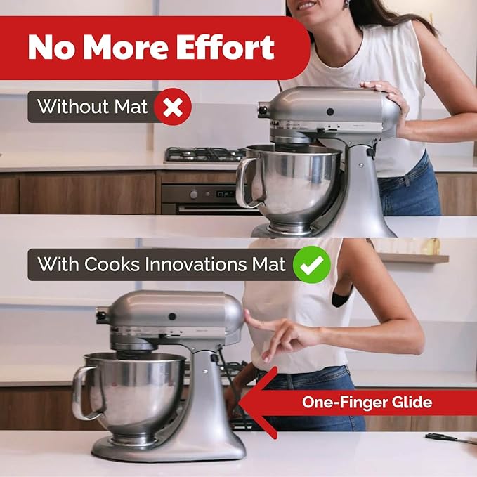3 Pack Heat Resistant Mats for Countertop – Heat Pad Protector & Appliance Sliders for Kitchen – Cut to fit, Compatible with Ninja, Cuisinart, KitchenAid, Keurig & More