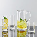 Heat-Resistant Drinking Glasses Set of 6 Double Fashioned Glass Lowball Tumblers 16oz Made From Premium Borosilicate All Crystal-Clear Water Cups, Mixed Drinkware For Daily Use - CL Count (Pack 1)