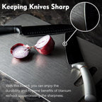 Titanium Cutting Board - 3 pack Double Sided Titanium Cutting Mat for Kitchen