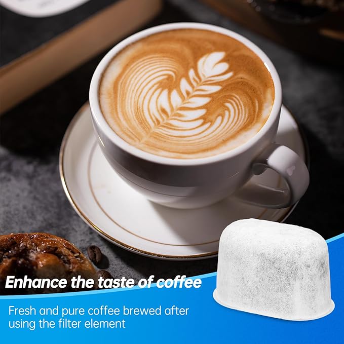 6 Pack Replacement Coffee Filters Compatible with Drew Barrymore Coffee Maker, Charcoal Water Filters for Beautiful DrewBarrymore Coffee Machines
