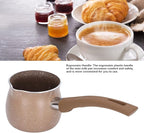 Non Stick Milk Pan, Mini Saucepan Coffee Warmer Boiling Pot Melting Pot Butter Warmer with Handle Stockpot