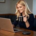 Coffee Mug Warmer & You are Awesome Mug Set, Electric Cup Warmer with Auto Shut Off, 4 Temperature Setting Smart Beverage Warmer, 8-Hours Auto Shut Off (Luxury Marbling Mug)