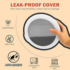 alternative plastic bowl set with lids,unbreakable wheat straw bowls 40oz suitable for indoors and outdoors,overnight foods container with cover. White