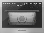24 Inch Built-in Microwave and Convection Oven Combination, ThermoMate 1.6 Cu. Ft. Wall Oven Microwave Combos, 1000 Watt Power, Sensor Cook, Touch Control LCD Display, Stainless Steel Finish