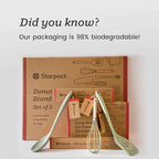 Starpack 'Like a Boss' XL Premium Silicone Cooking Utensils Set (6 Pcs) - Heat Resistant Kitchen Utensils 600°F - Non-Stick Silicone Utensil Set - Large Kitchen Utensils Set for Cooking & Serving