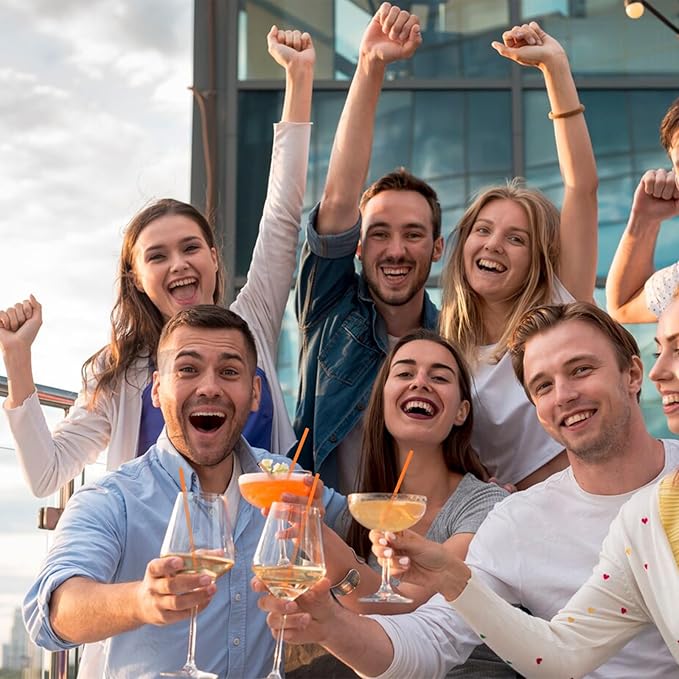 500 Pcs Neon Orange Coffee Stir Sticks Set Acrylic Stir Stick Holder Heather Orange Coffee Stirrers Holder Cocktail Straws for Coffee Bar Party Thanksgiving