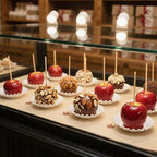 HANSGO 6.25" Natural Bamboo Skewers, Wooden Skewers for Appetizers, Grilling, Kebab, Cocktail, Caramel Apple, Chocolate Fountain, Φ=5mm, Perfect for Holiday Party, Baking Decorating, Stocking Stuffers