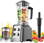 Smoothie Blender - Powerful Blender for Smoothies, Blenders for Kitchen with 68Oz Pitcher & 20Oz Grinder, Adjustable Speeds, Timing Control, BPA Free