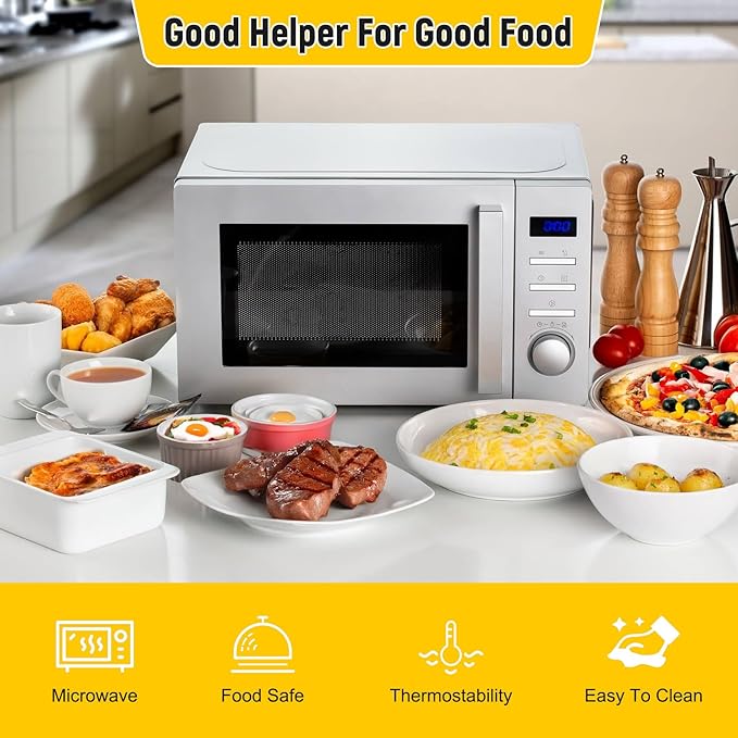 (4pcs) Easy Breakfast Set, Microwave Egg Cooker/Poacher, Microwave Omelet Maker, Microwavable Bacon Grill/Rack/Cooker Tray/Dish, Baked Potato Cooker, Easy To Use and Non-Stick Egg Cookwarez