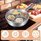 Modern Innovations Egg Poacher Pan for Poached Eggs, Nonstick Cups Poached Maker Pan, Stainless Steel Easy Cooker, Poaching Eggs Benedict Maker