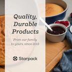 Starpack 'Bakers Gonna Bake' High Performance Nonstick Round Cake & Pie Pans set of 2