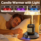 Coffee Mug Warmer – 55W Fast Heating Coffee Warmer, 3 Temperature Settings up to 170℉ with LED Lights, 2–9H Timer & Auto Shut-Off, Coffee Cup Warmer Gift for Women & Men, Office/Home Use