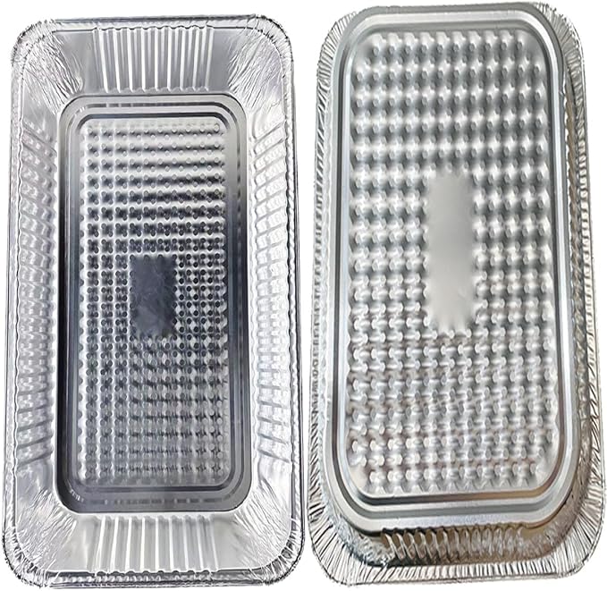 Mistari Deep Foil Pans 21x13 Aluminum Pans Large Disposable Food Containers Extra Heavy Duty Chafing Trays for Baking, Cooking, Heating, Storing, Prepping Food Silver, No Lids (20)