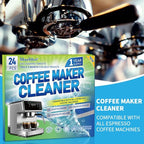 Coffee Maker Cleaner & Descaler Tablets - 24 PCS Uses for Keurig, Ninja, Breville, Delonghi, Miele, Jura and More, Coffee Machine Claening Tablets Removes Limescale -1Year Supply