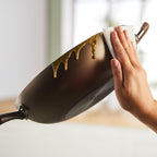 Anolon Advanced Home Hard Anodized Nonstick Deep Frying Skillet with Lid, 12-Inch Ultimate Pan, Bronze