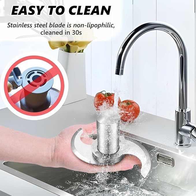 27055 Smooth Blade for Robot Coupe R101 R2, R2N, R2B, R2U, R301, R401 Commercial Food Processors with Modular Blades, Stainless Steel Body Never Breaks or Leaks