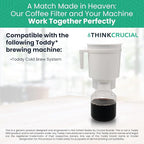 1 Replacement Strainer Bag Compatible With Toddy« Cold Brew System 5 Gallon Commercial Brewers, Washable & Reusable (1 Pack) - by Think Crucial