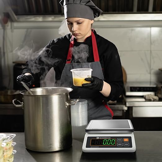 High Precision Scale IP67 Waterproof with Counting Function - 6lb, 0.001lb Digital Accurate Electronic Balance Scientific Scale - Ideal for Shipping, Mail - Weighs Gram, Pound, Kilogram