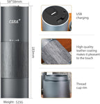 CERA+ Portable Burr Coffee Grinder Electric Espresso Grinderring Machine Suitable for Travel,Camping with Bag