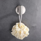 Self Adhesive Hooks 304 Stainless Steel Heavy Duty Hangers Without Nails for Bathrooms Kitchen Livingroom Garage Hotel Towel Hook-2 Pack (Silver)