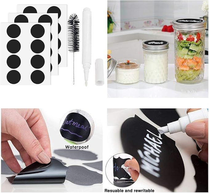 SPANLA 12 Pack Glass Mason Canning Jars With Regular Lids, Ideal for Jam, Jelly, Honey, Wedding Favors, Shower Favors, Baby Foods DIY Spice Jars - 4 OZ x 4, 8 OZ x 4, 12 OZ x 4