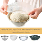 120PCS Reusable Bowl Covers for Bread Proofing, Elastic Plastic Covers for Sourdough Rising and Baking Supplies, Stretchable Wrap for Storage Containers