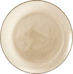 Fortessa Los Cabos Glass Dinnerware Collection, Dinner Plate (Set of 4), 10.5 Inch, Ginger Root