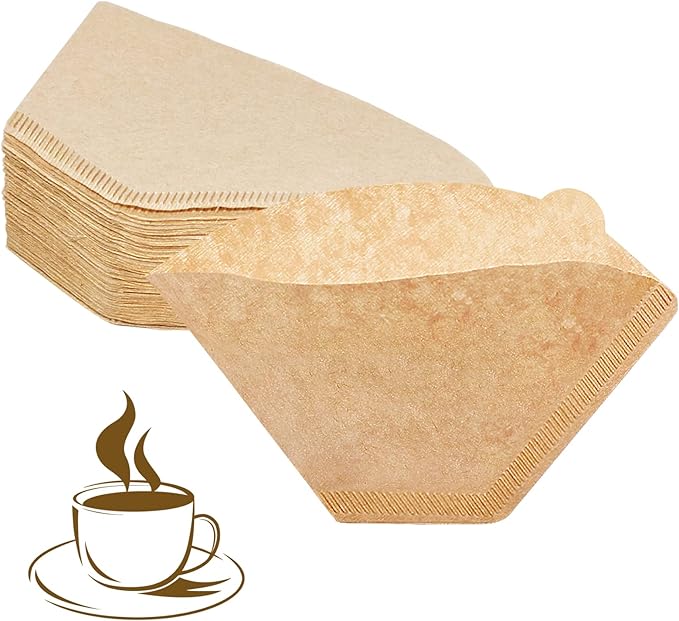 YQL #2 Cone Coffee Filter, 200 Count Coffee Filters 2 Cone Paper, Unbleached Disposable Coffee Filters Fit for Drip Coffee Maker