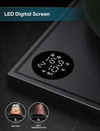 Electric Kettle, Gooseneck Electric Kettle, ±1℉ Precise Temperature Control, Stainless Steel Interior, Quick Heating for Pour Over Coffee, Tea & Boiling Water, 0.9L (Forest Green)