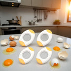 4Pcs Yellow Egg Shell Opener Egg Topper Cutter Egg Cracker Separator for Quickly Cutting Off The Tops of Eggs Egg Shell Scissors Opener Kitchen Specialty Tools and Gadgets Kitchen Utensils