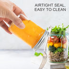 SPANLA Mason Jars 8 oz, 24 Pack Canning jars 8 oz Jelly Jars With Regular Lids and Bands, Half Pint Glass Jars Ideal for Jam, Honey, Wedding Favors, Shower Favors