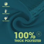 Pureegg Rectangle Table Cloth 60" x 84" – Durable Polyester Tablecloth Offers Reusable & Washable Protection, Ideal for Outdoor Party, Picnic, Wedding, Banquet and Birthday, Caribbean