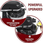 Pouring Shield for KitchenAid Tilt Head 4.5-5QT Stainless Steel (Only),Safety Pouring Shield,Splatter Guard for kitchenaid mixer bowl,Kitchen Aid Stand Mixers (Transparent Black, for 4.5-5 QT)