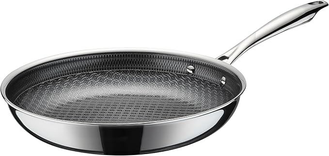 Cuisinart FusionElite+ Nonstick Tri-Ply Stainless Steel Skillet, 10″ Skillet Frying Pan with PURELYSEAR Ceramic Nonstick Technology, Scratch Proof, Cool Grip Handles, Dishwasher Safe