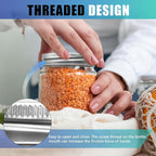 VIBRATITE 100 Pieces Regular Mouth Canning Rings, 70MM Mason Jar Split-Type Metal Canning Bands for Ball, Kerr, Mason Canning Jar Rings, Reusable Leak Proof Replacement Bands