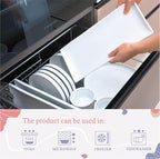 Miicol Porcelain Serving Platters Set of 3, Large Serving Trays 14 Inch, White Rectangle Plates, Ceramic Serving Dishes for Party, Restaurant, Buffet, Steak, Dessert, Salad, Fruit, Microwave Safe