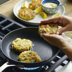 KitchenAid Hard Anodized Induction Nonstick Frying Pan Set/Skillets, 8.25 Inch and 10 Inch, Matte Black