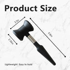 Meat Tenderizer Hammer with Soft Silicone Grip Handle,Dual-side Mallet for Kitchen,Heavy Duty Pounder For Tenderizing Steak, Beef and Fish, Meat Pounder Flattener