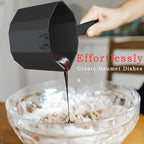 Cast Iron Sauce Pan with Lid, Small Cast Iron Basting Pot with Silicone Basting Brush, Spatula & Heat-Resistant Gloves, Mini Butter Melting Pot for BBQ Sauce, Braising, Stir-Fry & Casserole