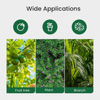 GROWNEER 3 Packs Trimming Scissors Teflon Coated Non Stick Blades Pruning Shears Gardening Hand Pruning Snips with Straight Stainless Steel Precision Blade