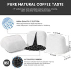 12-Pack Charcoal Water Filters Compatible with Breville BWF100 Machines, Breville Espresso Machine Water Filter Replacement